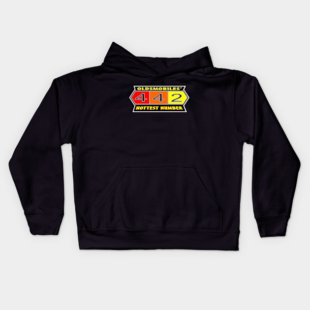 Olds 442 Kids Hoodie by RGDesignIT